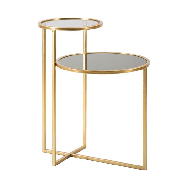 Ümmargune kuldne kohvilaud 40x50 cm - Mauro Ferretti-image-2