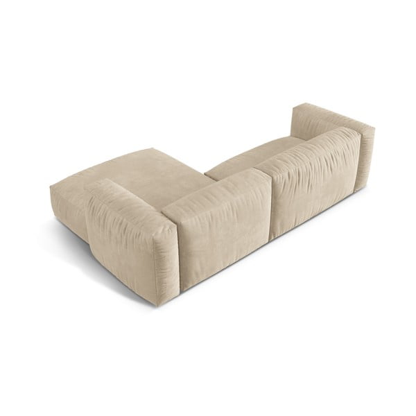 Beež-kreem bukleekangast modulaarne nurgadiivan (parem nurk) Martina - Micadoni Home-image-3