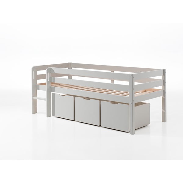 Valged sahtlid lastevoodi alla 3tk Pino - Vipack-image-1