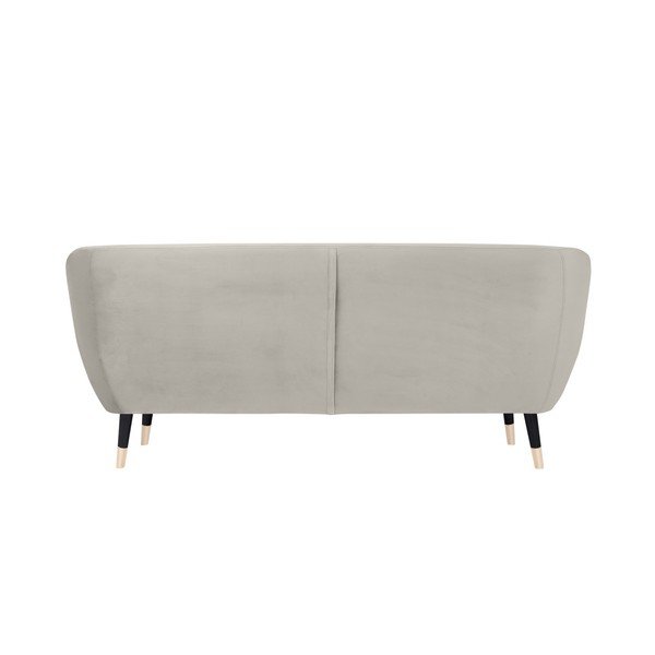 Krémová pohovka s černými nohami Mazzini Sofas Amelie, 188 cm-image-4