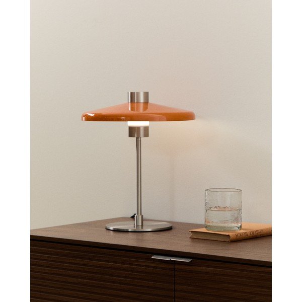 Oranž laualamp metallist varjuga (kõrgus 32,5 cm) Nuvira - Kave Home-image-1