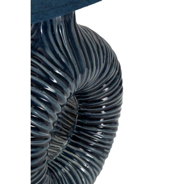 Sinine keraamiline laualamp tekstiilist varjuga (kõrgus 43 cm) Seta - Mauro Ferretti-image-3