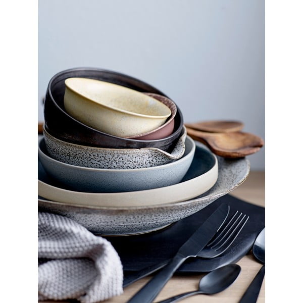 4-osaline musta värvi söögiriistade komplekt Cutlery Eleganza - Bloomingville-image-2