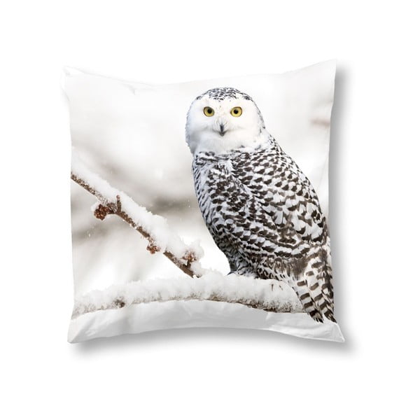 Povlak na polštář Muller Textiels Snowy Owl, 50 x 50 cm