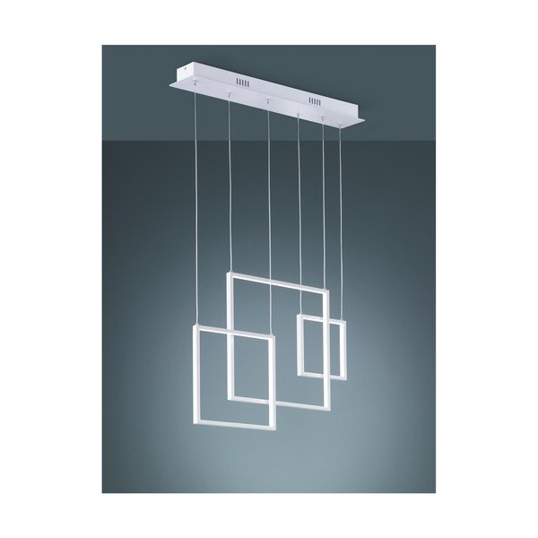 Bílé kovové závěsné LED svítidlo Trio Tucson, 150 cm-image-1