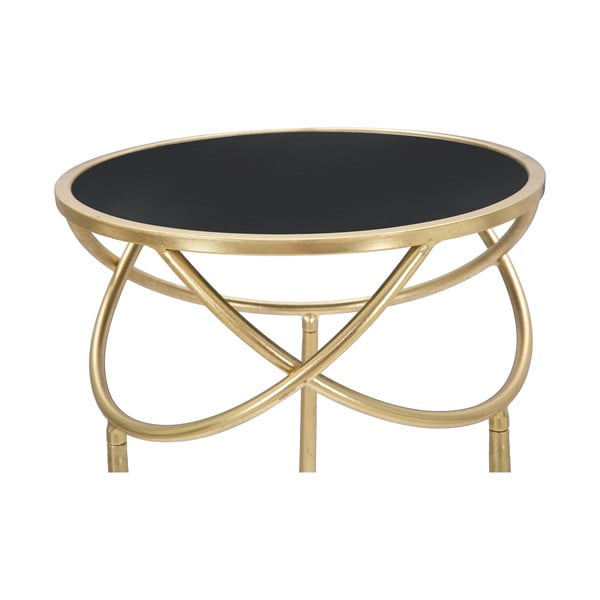 Ümmargune klaaspinnaga küljelaud ø 40 cm Ring – Mauro Ferretti-image-4