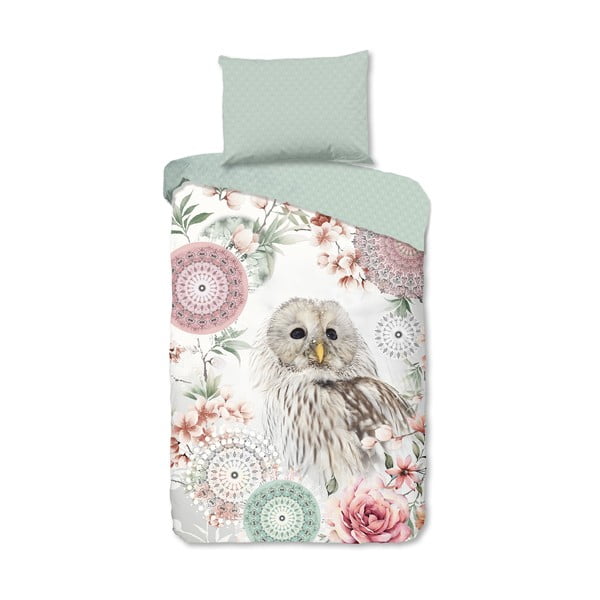 Roheline flanell voodipesu üheinimesevoodile 140x200 cm Omaira - HIP