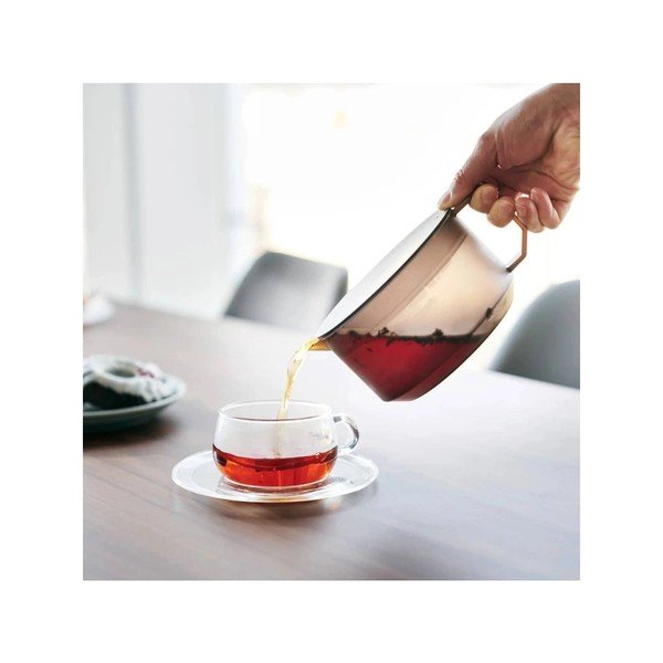 Must plastikust teekann koos sõelaga 600 ml Tower - YAMAZAKI-image-3