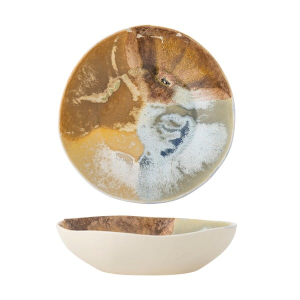 Kreem kivikeraamikast kauss 1,3 l Lacey - Bloomingville