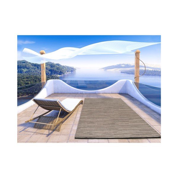 Šedý koberec Universal Stone Gris, 140 x 200 cm-image-1