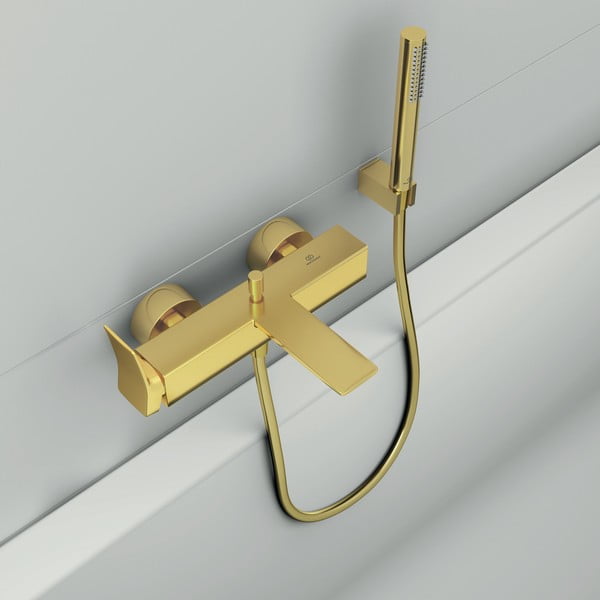 Kuldne metallist dušiotsik IdealRain - Ideal Standard-image-2