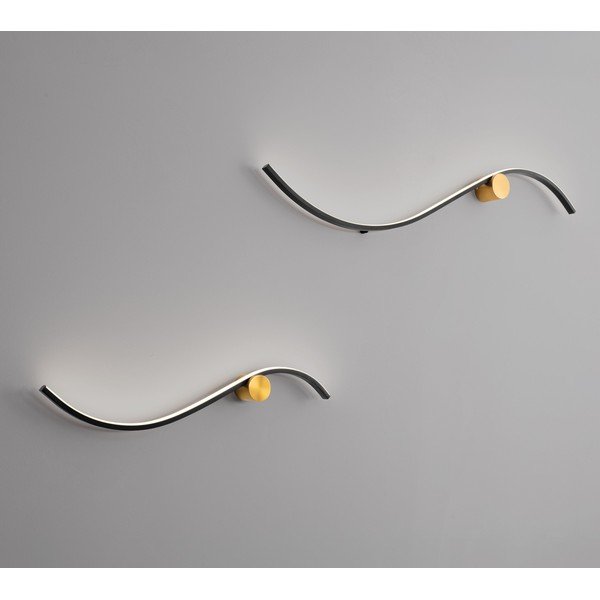 Matt must alumiiniumist LED-seinavalgusti Kima - Nova Luce-image-1