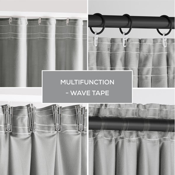 Helehall sametist pimendav kardin 140x270 cm Pleat - Restilo-image-3