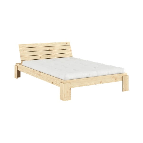 Männipuidust kaheinimesevoodi koos voodipõhjaga 140x200 cm Layers - Karup Design-image-3