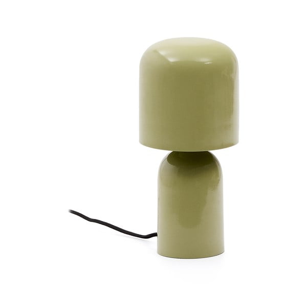 Roheline lauavalgusti metallist varjuga (kõrgus 28 cm) Monze - Kave Home