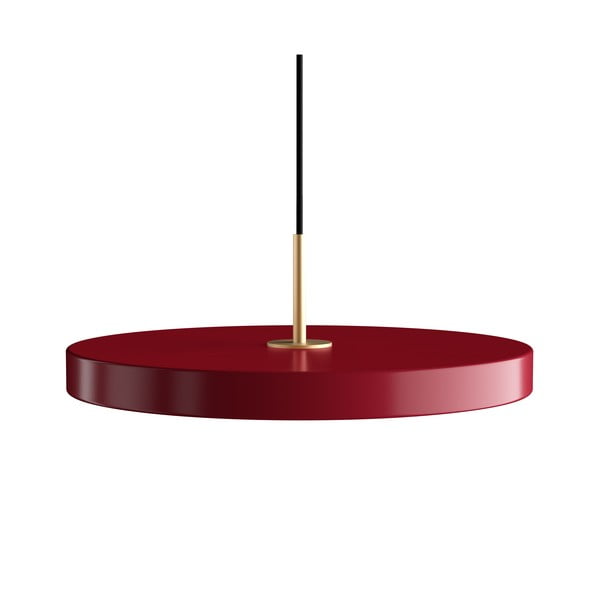 Punane LED rippvalgusti metallist lambivarjuga ø 43 cm Asteria Medium - UMAGE