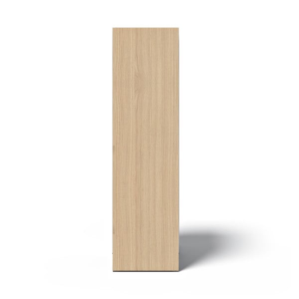 Valge raamaturiiul tammepuust 40x114 cm Ella - TemaHome-image-3