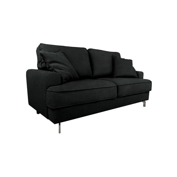 Černá dvojmístná pohovka Kooko Home Rumba-image-1
