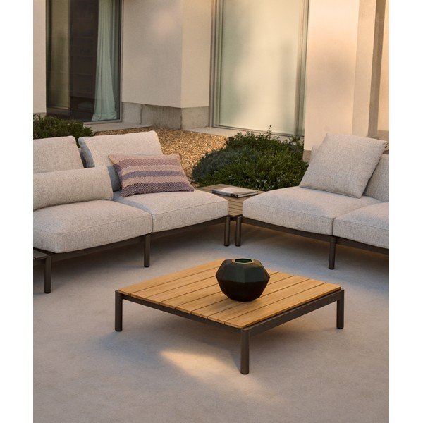 Tiikpuust aiakohvilaud 89x91 cm Sorells - Kave Home-image-1