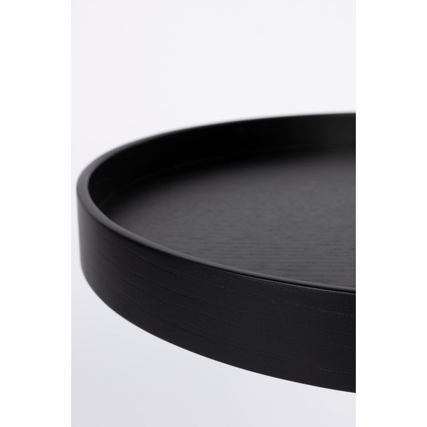 Ümmargune abilaud tammepuust pealispinnaga, ø 40 cm Yuri S - White Label-image-3