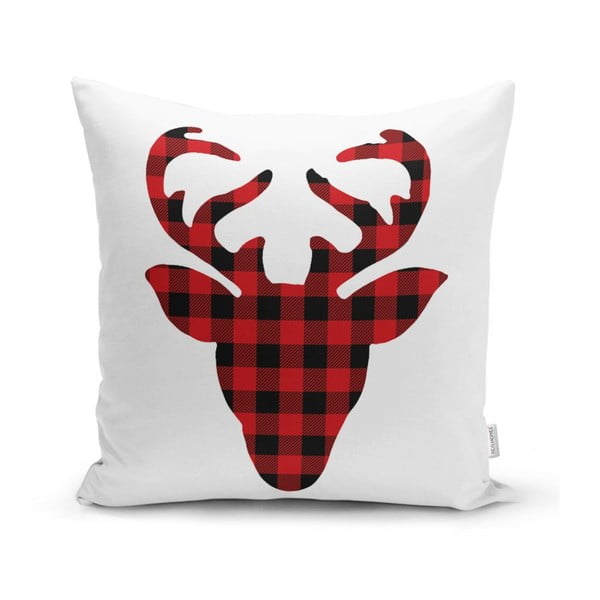 Komplekt 4 jõulupadjakatet ja lauajooksikut Jõulud Tartan - Minimalist Cushion Covers-image-1