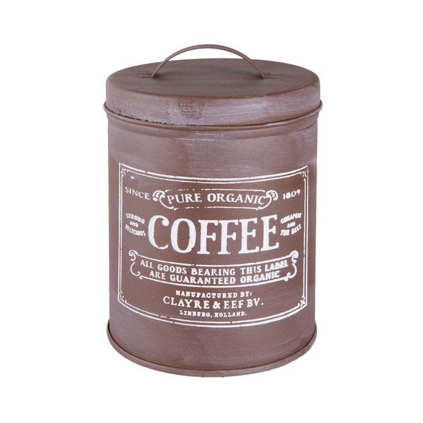 Dóza s víkem Clayre & Eef Coffee, 800 ml
