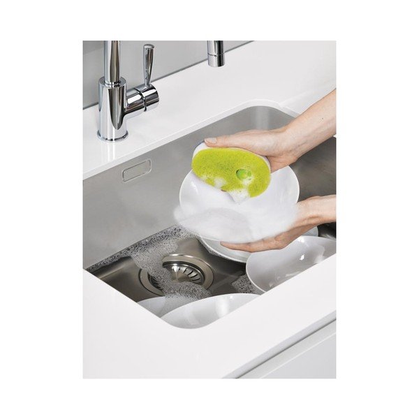 Sada houbiček s dávkovačem saponátu Joseph Joseph Soapy-Sponge, zelená-image-4