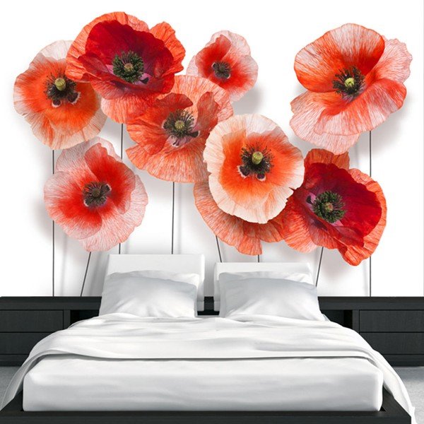 Suureformaadiline tapeet , 200 x 140 cm Nine Poppies - Artgeist-image-1