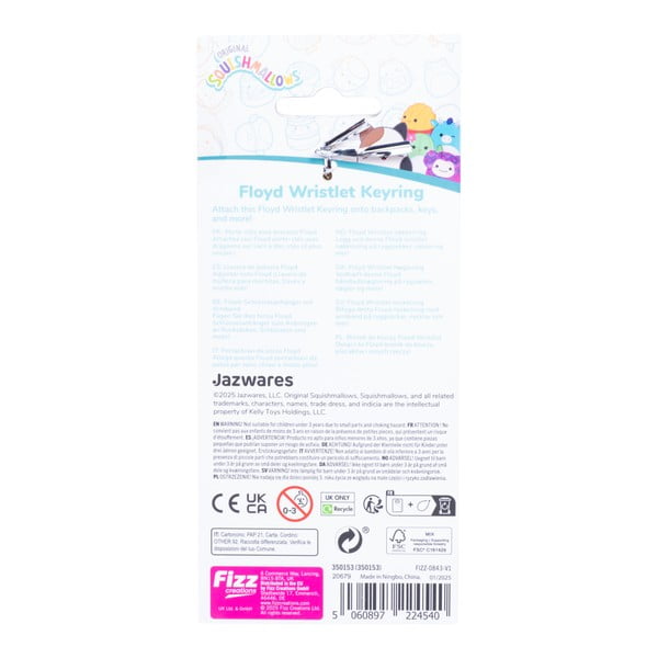 Punane võtmehoidja Fizz Floyd - SQUISHMALLOWS-image-3