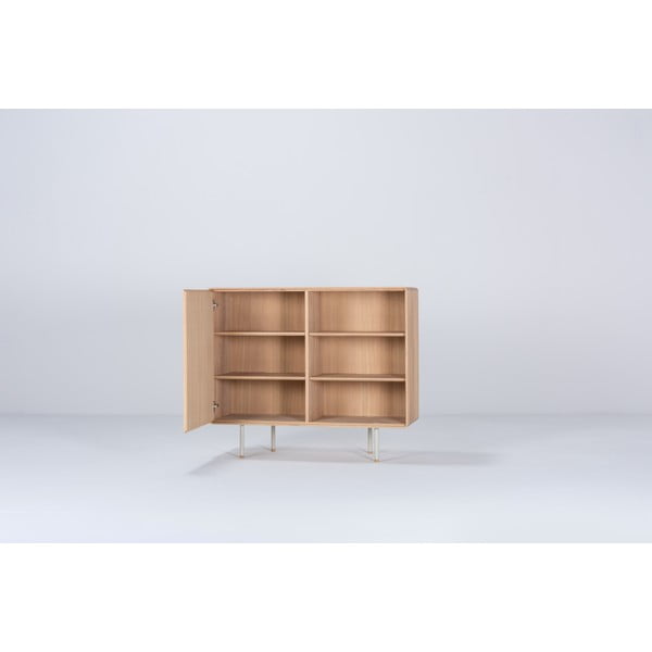 Valge tammepuust kummut Fina - Gazzda-image-1