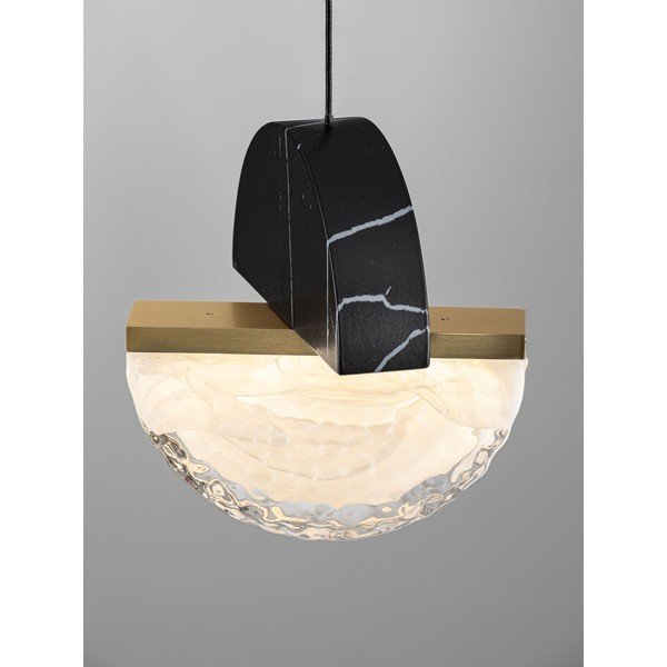 Must metallist hämardatav LED-ripatslamp ø 16 cm Dorin - Nova Luce-image-4