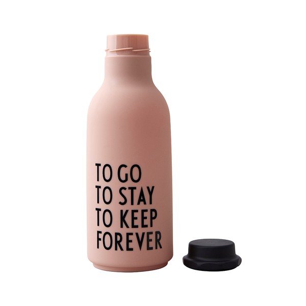 Roosa veepudel Forever, 500 ml To Go - Design Letters-image-2