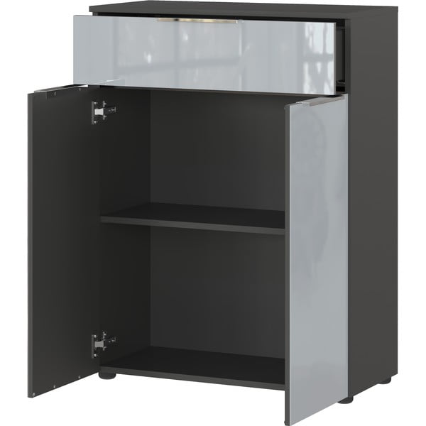 Hall kõrge rippuv vannitoakapp 71x95 cm Vasio - Germania-image-3