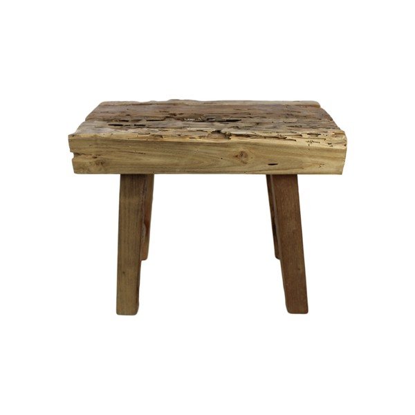 Stolička z neopracovaného teakového dřeva HSM collection Rustic-image-2