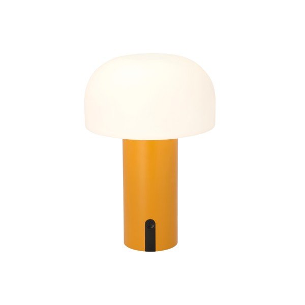 Valge/oranž LED laualamp (kõrgus 22,5 cm) Styles - Villa Collection-image-1