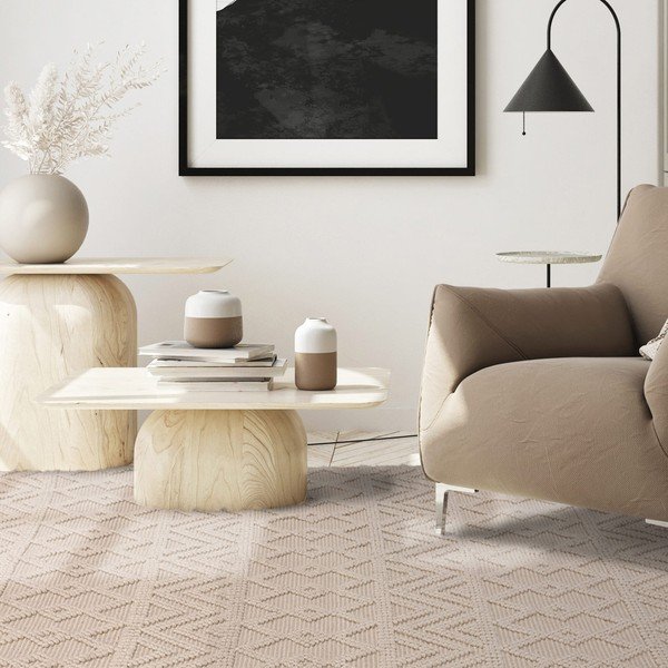 Kreemikas villane vaip 160x230 cm Asra - Asiatic Carpets-image-1