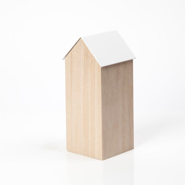 Bílý úložný box House Large