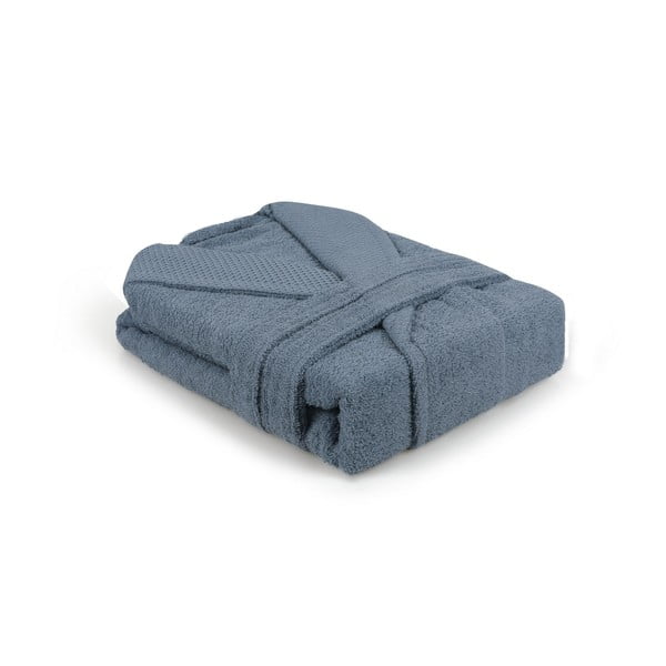 Sinine puuvillane hommikumantel suurus XL Cappa - Foutastic-image-2