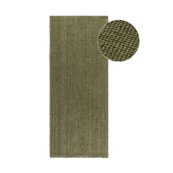 Khakivärvi džuudist koridorivaip 80x200 cm Bouclé - Hanse Home