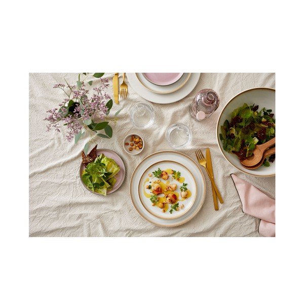 Roosa-hall keraamiline magustoidutaldrik ø 17 cm Mensa – Bitz-image-4