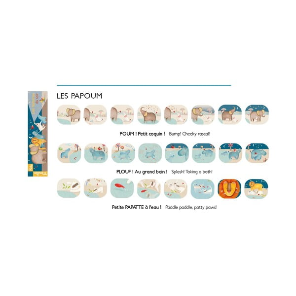 Džungliloomade projektsioon Muinasjutud seinal - Moulin Roty-image-1