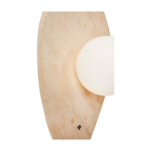 Beež kivist seinalamp ø 10 cm Hilde - Opviq lights-image-3