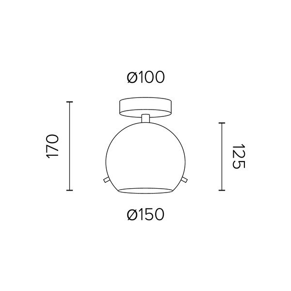 Valge laevalgusti MYOO Matte, ø 15 cm Myoo - Sotto Luce-image-2