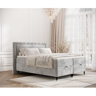 Helehall vedruvoodi koos panipaigaga 200x200cm Voyage - Maison de Rêve