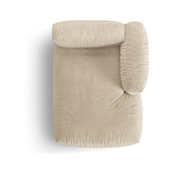 Beež-kreem bukleekangast diivanimoodul (parem nurk) Martina - Micadoni Home-image-3