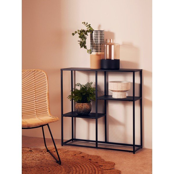 Must terasest riiul 80x81x26 cm Acero - Premier Housewares-image-1