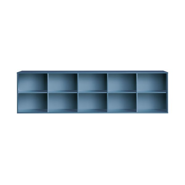 Sinine rippuv raamaturiiul 220x61 cm Mistral - Hammel Furniture