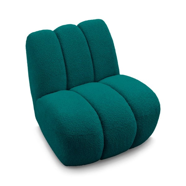 Bouclé kangast türkiissinine tugitool Janissaire - Bobochic Paris-image-4