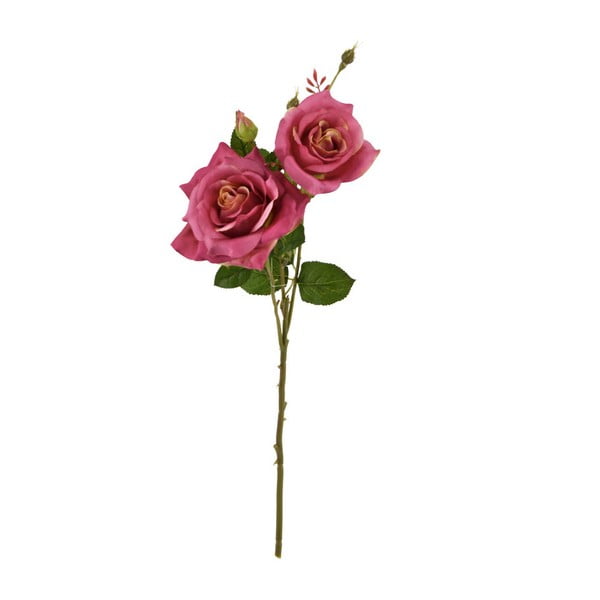 Červená dekorativní umělá květina Moycor Rosie, 63 cm