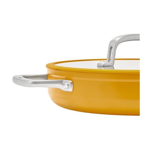 Alumiiniumist pann koos kaane ja mittenakkuva pinnaga ø 28 cm tegame Meda 3.0 - FABINI-image-4